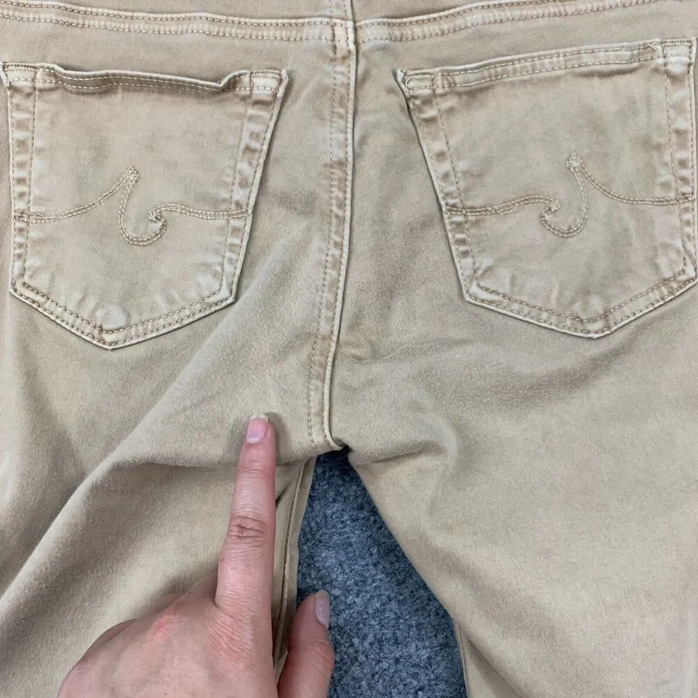 AG Adriano Goldschmied The Zip Up Legging Ankle Pants 25 Skinny Low Rise *READ - Picture 12 of 16